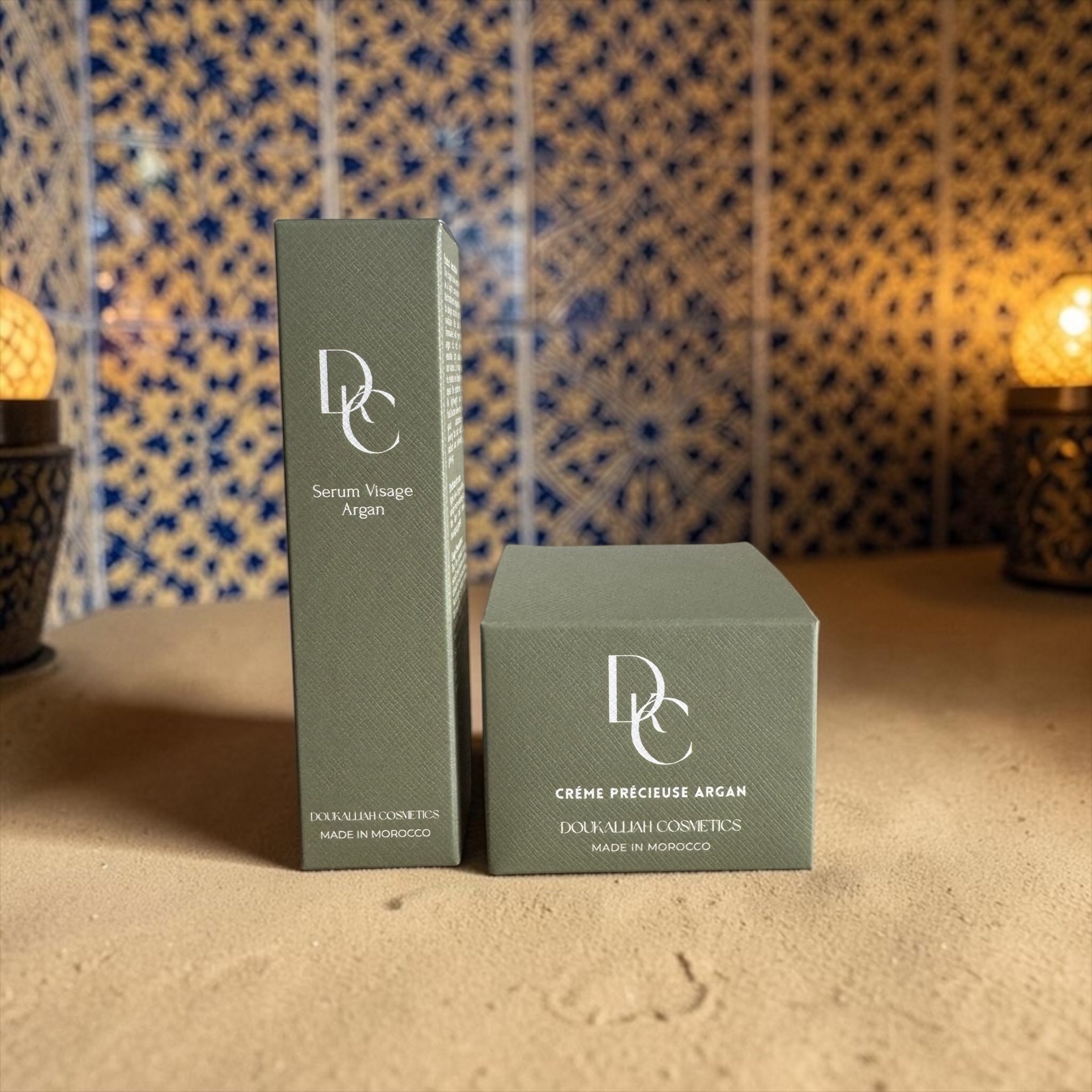 Nouveau Rituel Argan Sérum & Crème Nourrissante  DOUKALLIAH COSMETICS