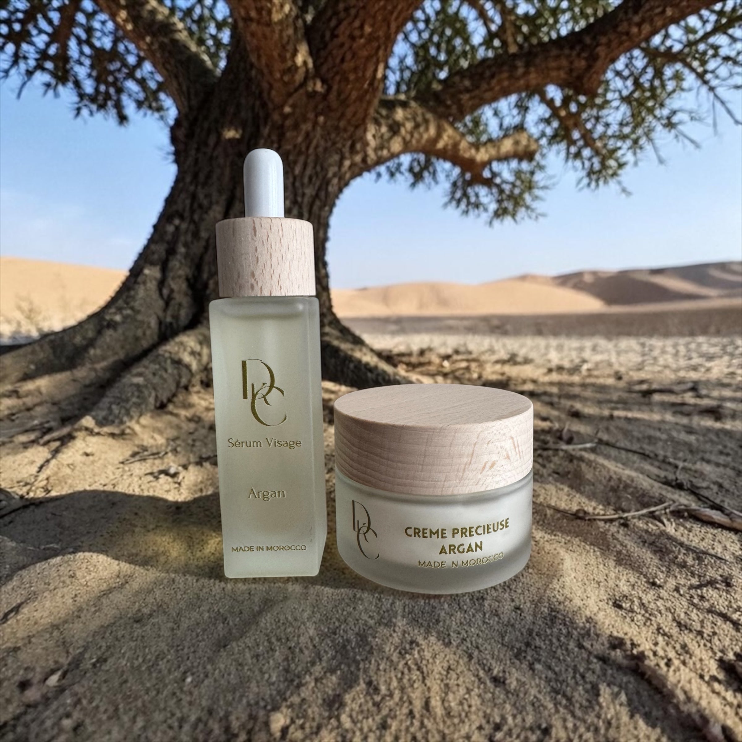Nouveau Rituel Argan Sérum & Crème Nourrissante  DOUKALLIAH COSMETICS