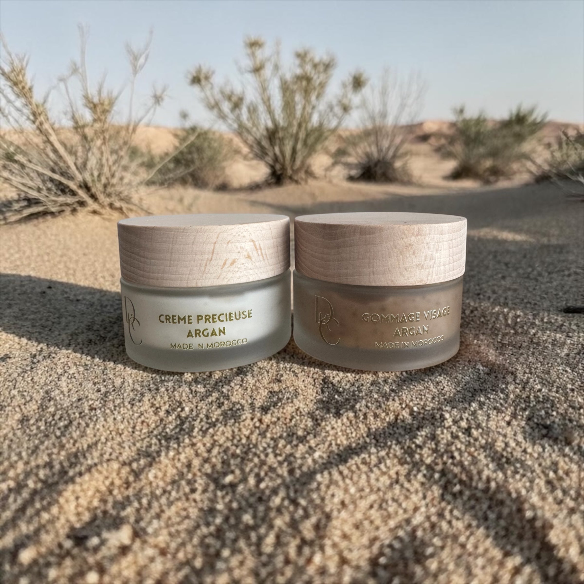 Nouveau Rituel Argan Gommage & Crème Nourrissante  DOUKALLIAH COSMETICS